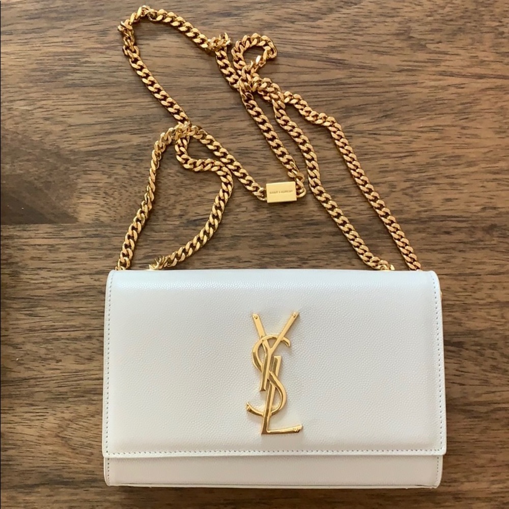 YSL Kate Monogram Small Grain Leather Crossbody